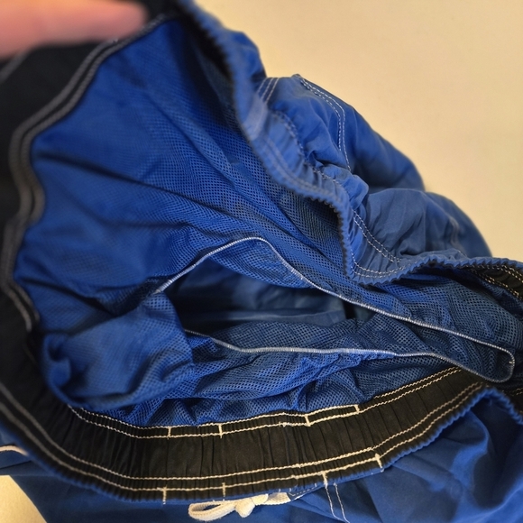 Speedo Mens Swim trunks XXL NWT Classic Blue Pockets BEACH. Y2K. SURFER. MSP $42 - Picture 8 of 9